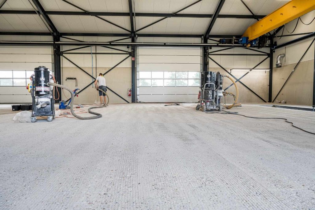 Beton frezen hal