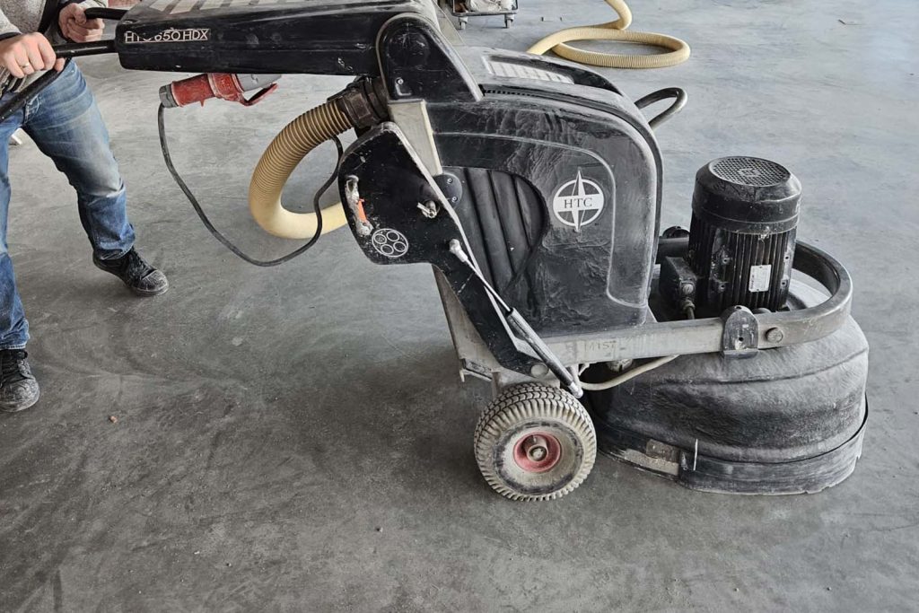 Polijsten betonvloer
