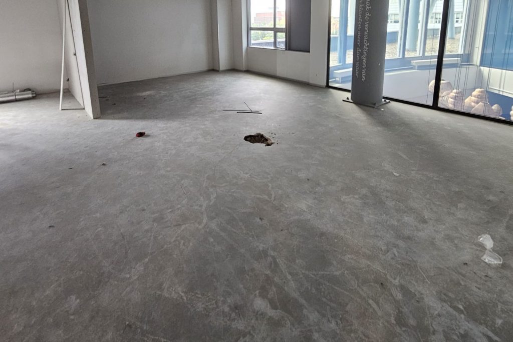 Renovatie betonvloer