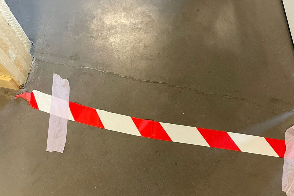 Reparatie betonvloer