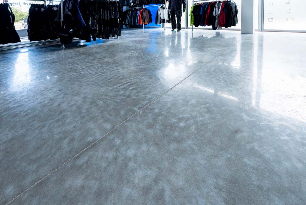 Betsaande betonvloer polijsten