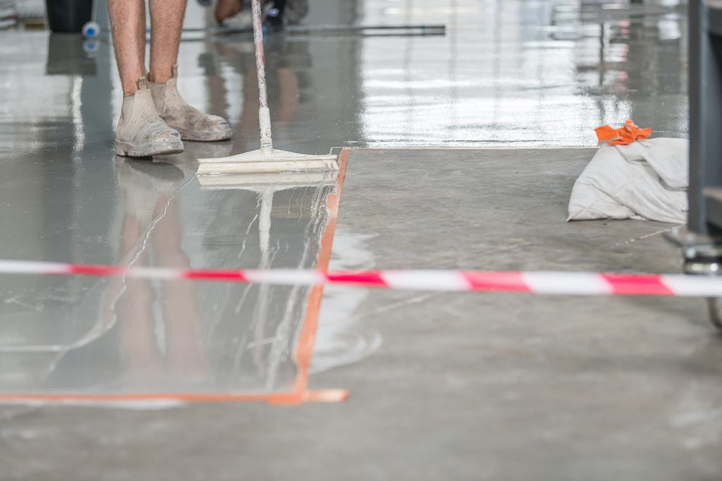 Coating betonvloer Nijborg Staal Renswoude Hardeman Vloerbewerking 3