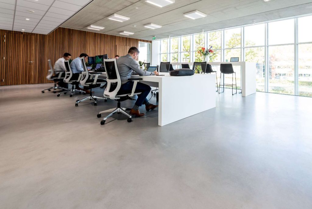 Gepolijste betonvloer