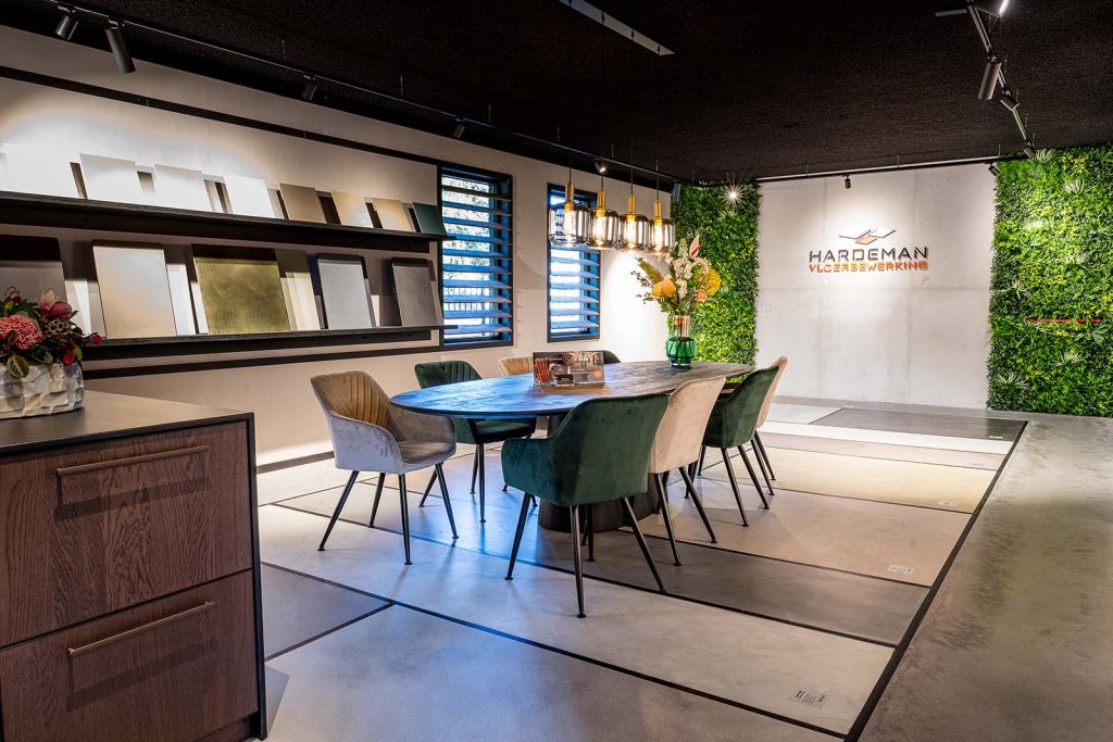 Showroom Hardeman Vloerbewerking