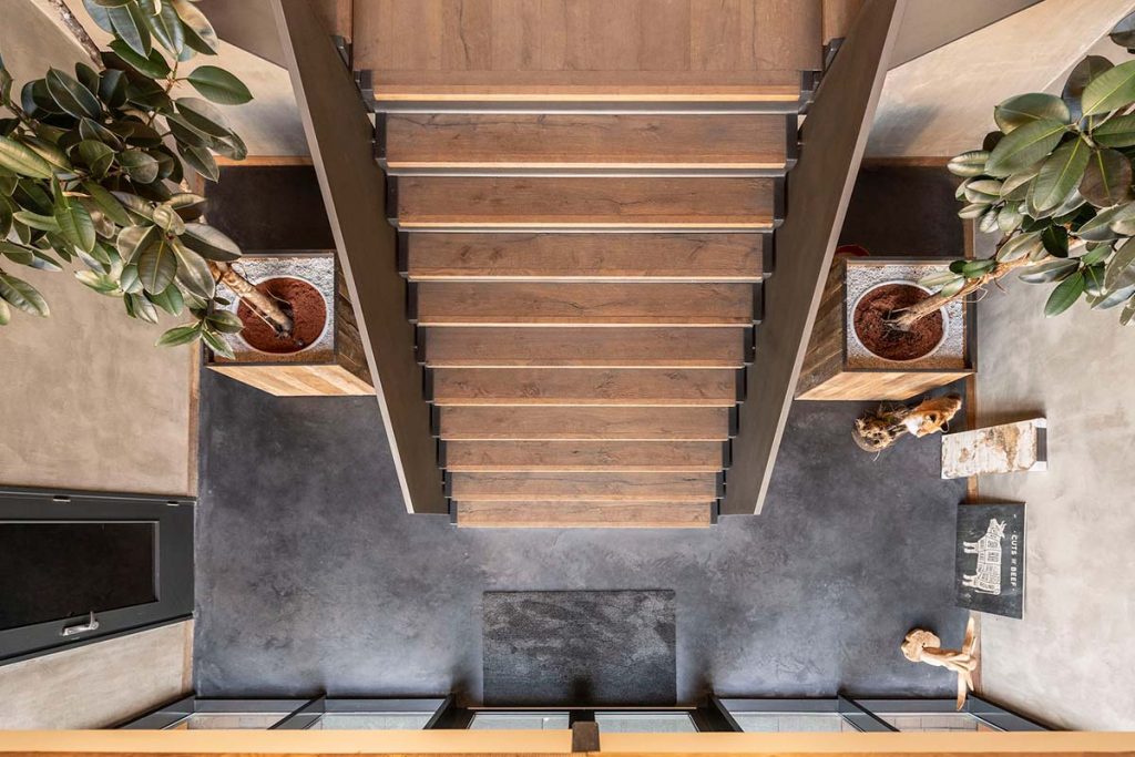 Betonvloer kantoor en kantine