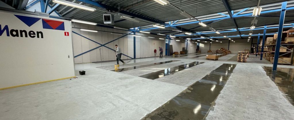 Opruwen betonvloer