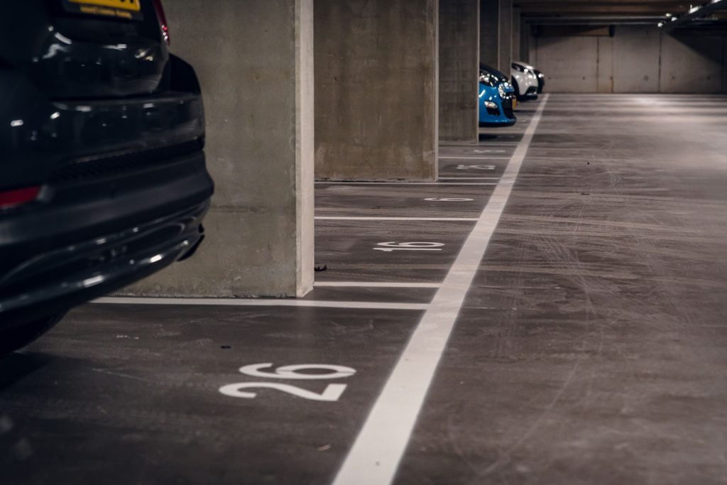 Betonvloer renovatie parkeergarage
