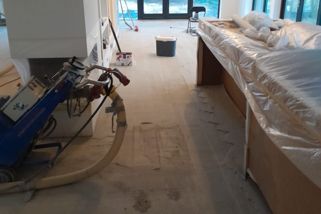 Renovatie betonvloer woning Waverveen