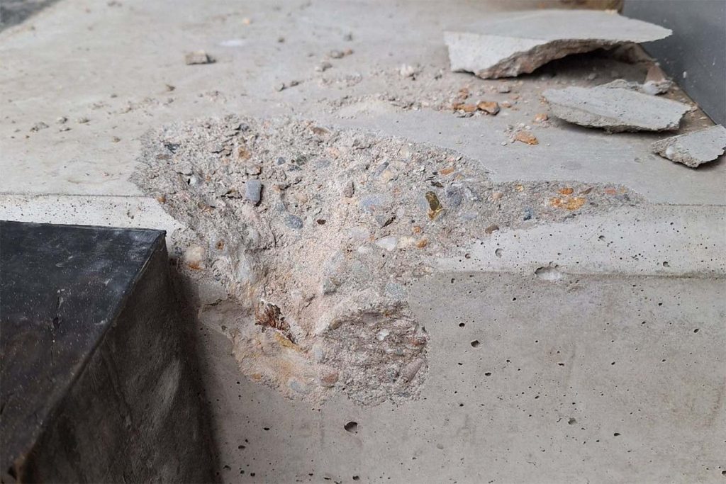 Reparatie betonvloer Bincx