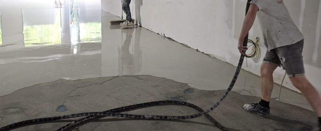 Reparatie betonvloer Heineken