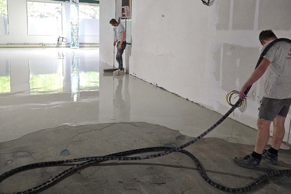 Betonvloer reparatie Heineken Amsterdam