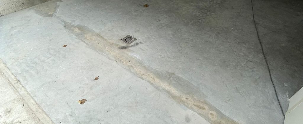 Reparatie verregende betonvloer