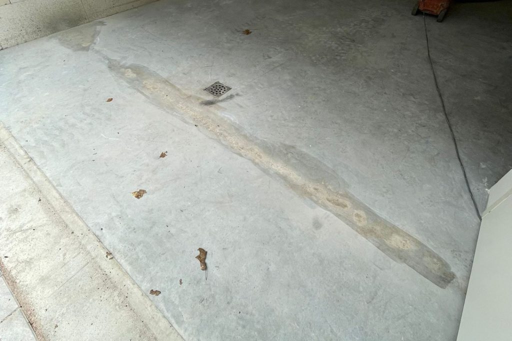 Reparatie verregend beton
