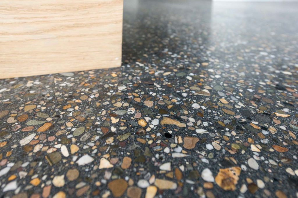 Terrazzo betonvloer kantoorpand