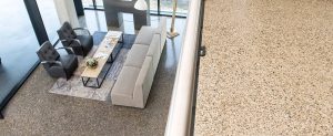 Terrazzo betonvloer kantoorpand
