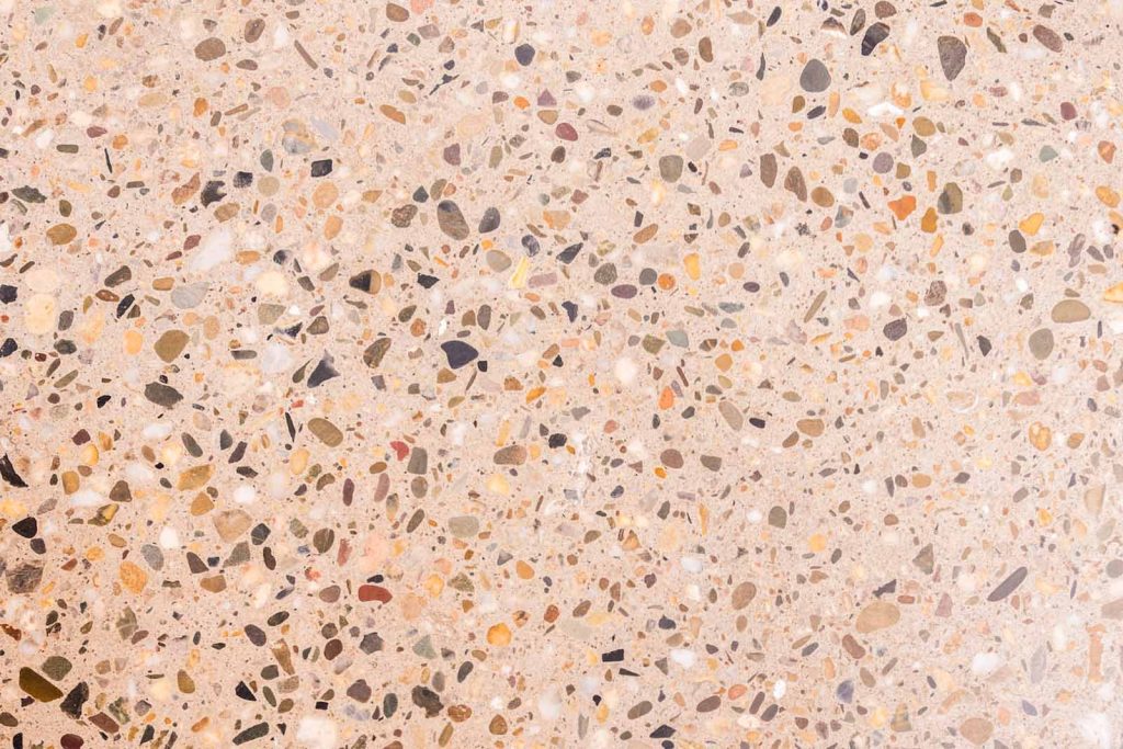 Terrazzo betonvloer kantoorruimte Bennekom Hardeman Vloerbewerking