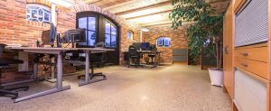 Terrazzo betonvloer